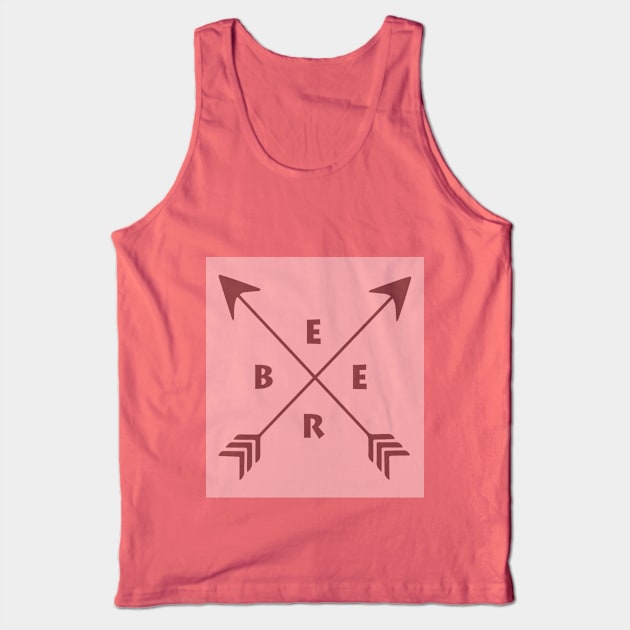 Beer with Arrows Tank Top by pamlightbody